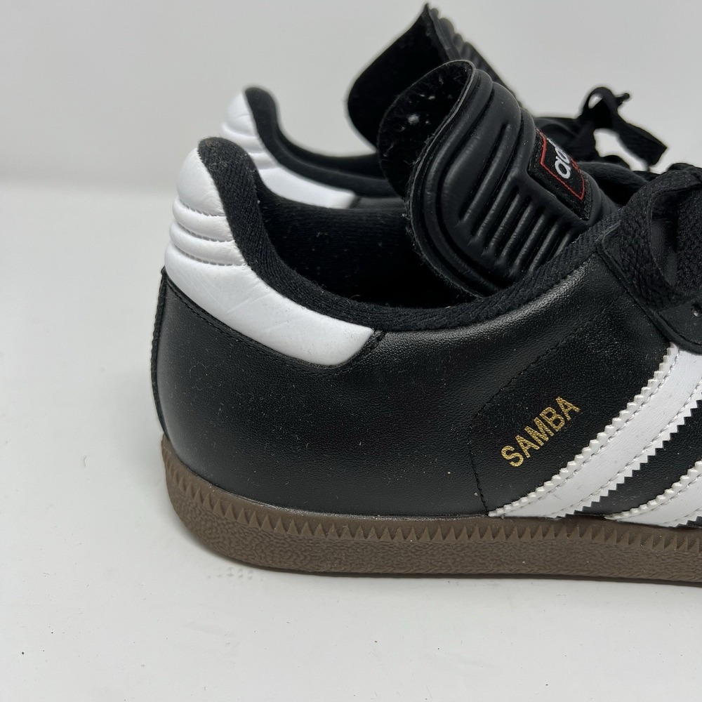 adidas Samba Sneakers Mens Size 11.5 Black White Low Top Lace-Up Athletic Soccer - Picture 6 of 15